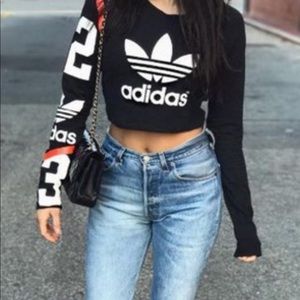 Adidas Crop Top, New Without Tags, Medium